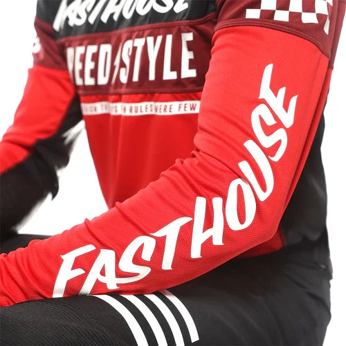 FastHouse Grindhouse Akin Jersey - Red/Black