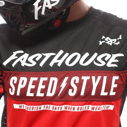 FastHouse Grindhouse Akin Jersey - Red/Black