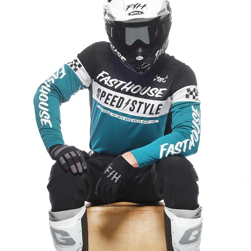 FastHouse Grindhouse Akin Jersey - Marine/Black