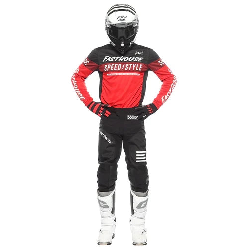 FastHouse Grindhouse Akin Jersey - Red/Black