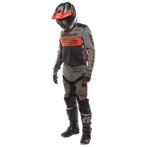 FastHouse Grindhouse Pant - Gray/Red