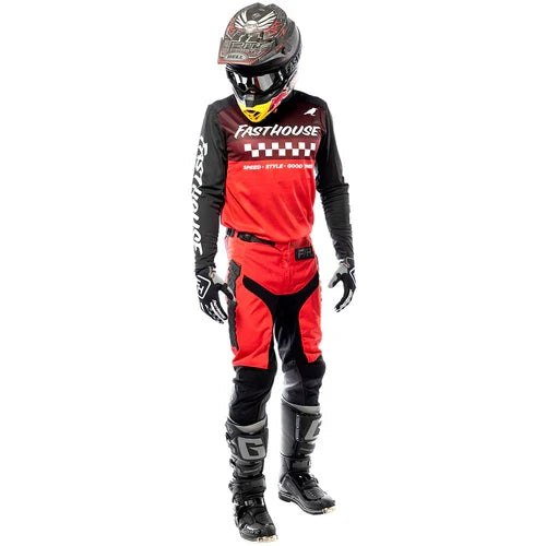 FastHouse Grindhouse Pant - Red/Black
