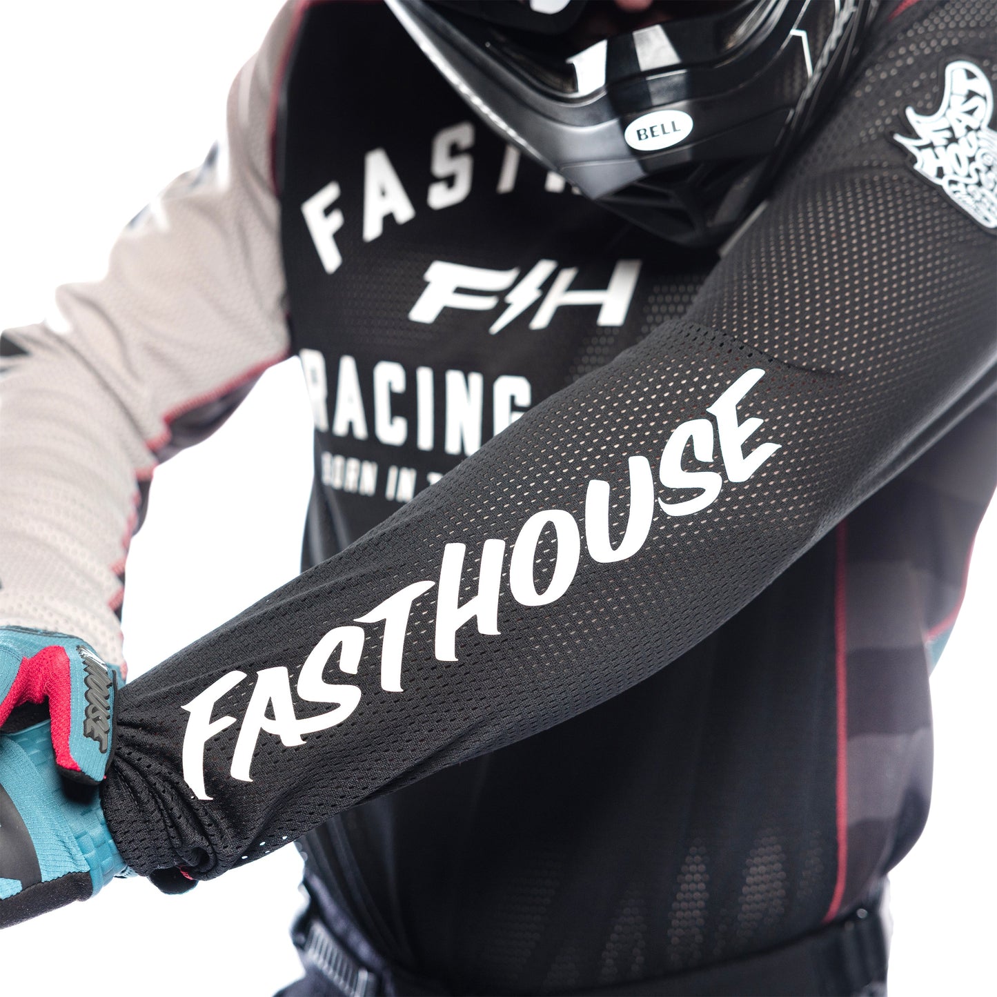 FastHouse Grindhouse Air-Cooled Club Jersey - Black/Teal