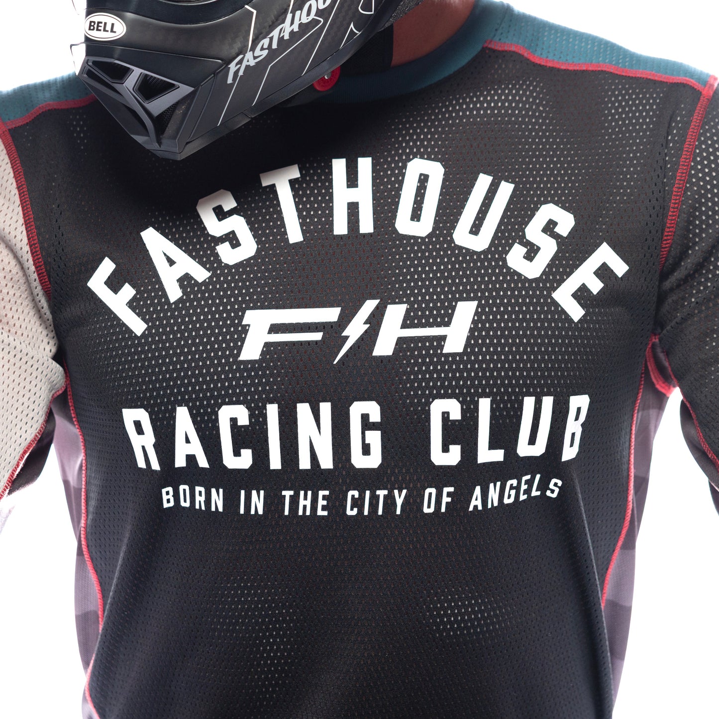 FastHouse Grindhouse Air-Cooled Club Jersey - Black/Teal