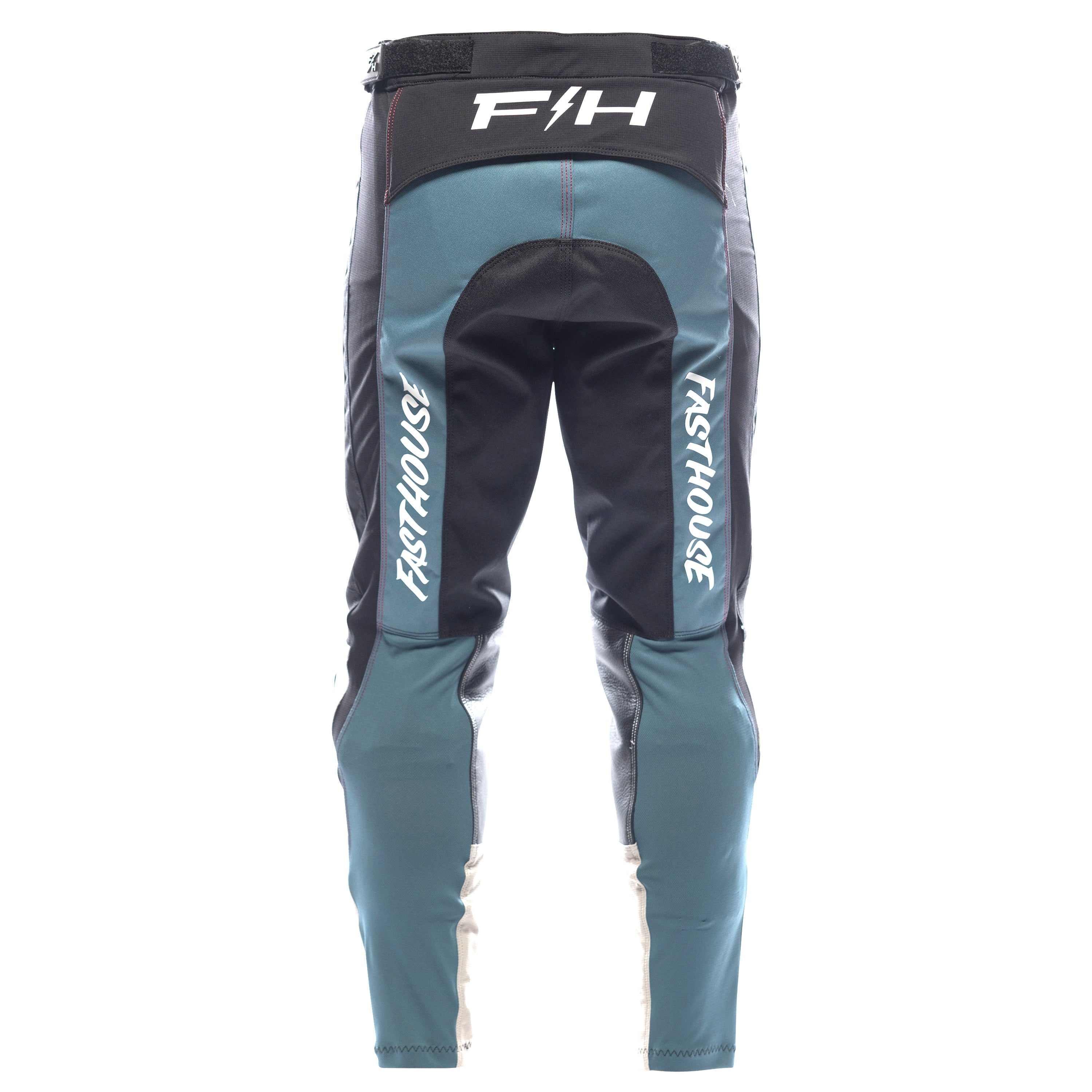 FastHouse Grindhouse Club Pant - Light Gray/Black/Teal