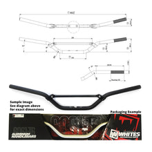 Whites Handlebar 7-8 AL6061 Black CR125 / CRF250-450 / KX250-450