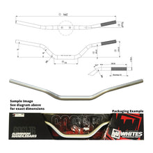 Whites Handlebars Alloy 6061 Taper 1-1/8