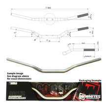 Whites Handlebars Alloy 6061 Taper 1-1/8