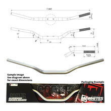 Whites Handlebars Alloy 6061 Taper 1-1/8