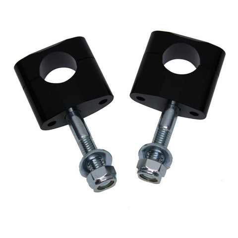 Whites Handlebar Mount 1-1/8" Taper Flat Black 12mm Bolt