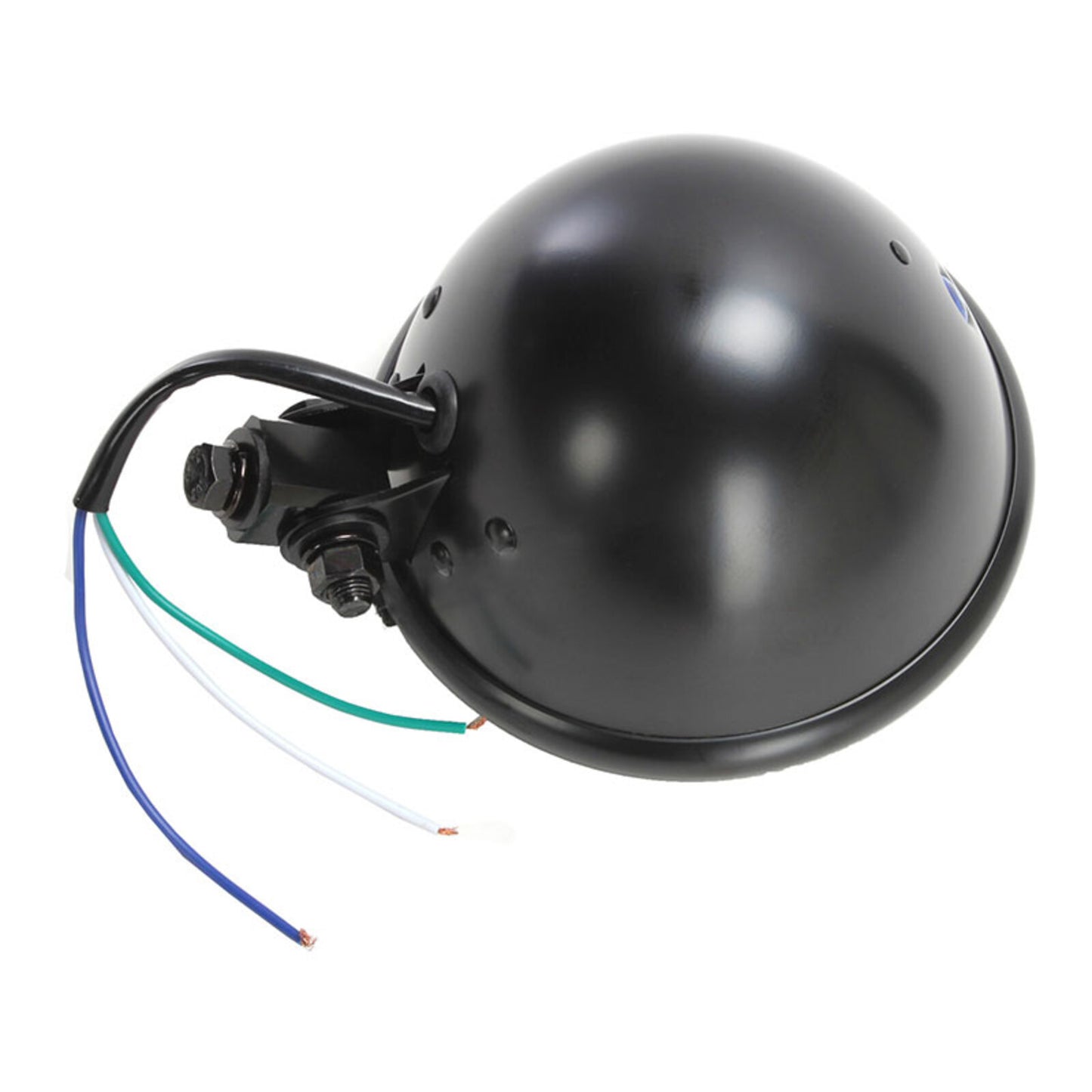 WHITES HEADLIGHT BATES 5 3/4 BTM MNT H4 60/55w BLK