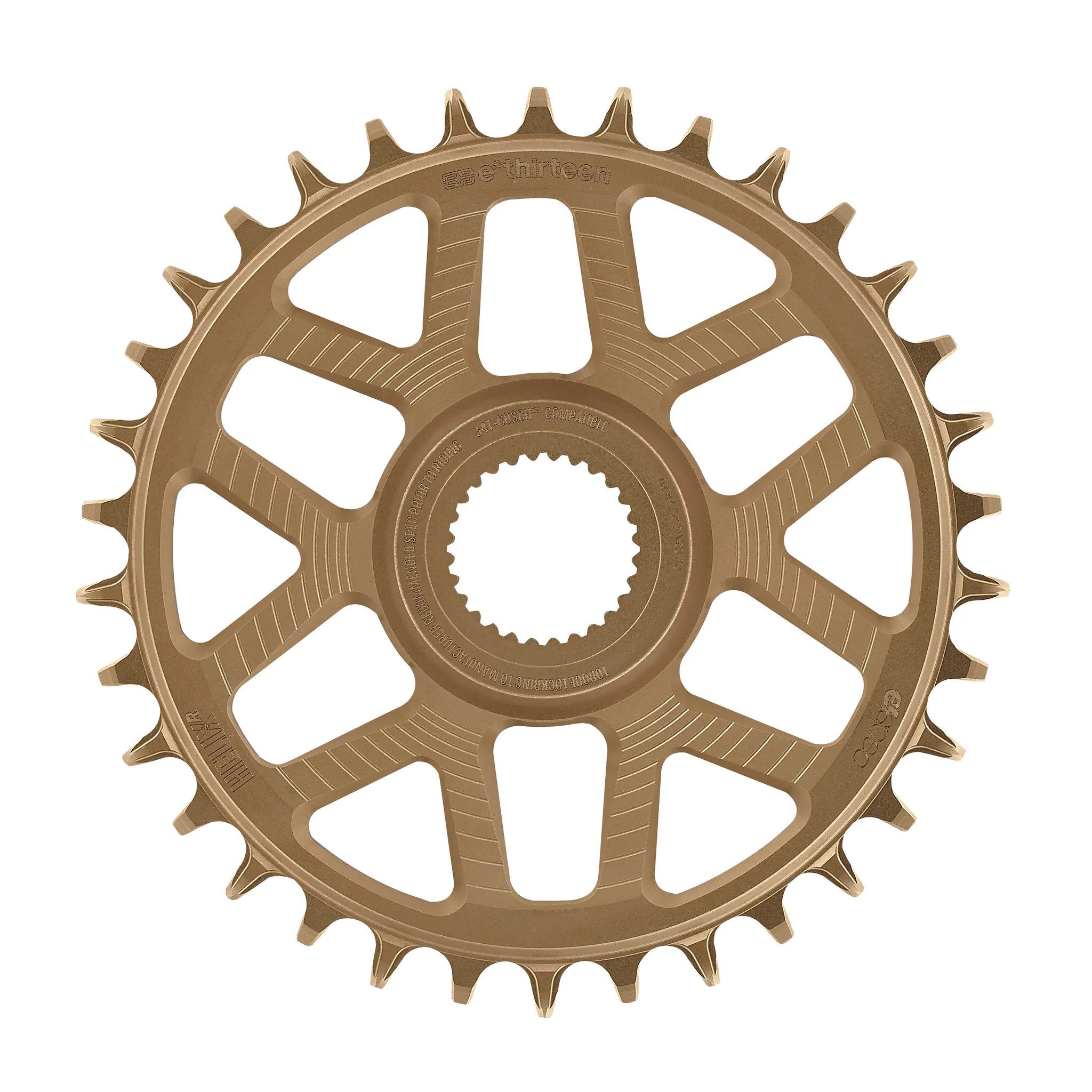 ethirteen espec Chainring for Bosch CX/SX - 32T, 13mm Offset, Bronze