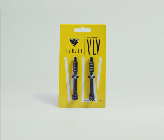 Panzer High Flow Tubeless Valves - 48mm, Black