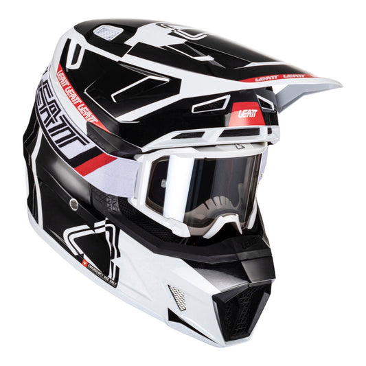 Leatt 2024 7.5 Helmet & Goggle Kit - Black / White