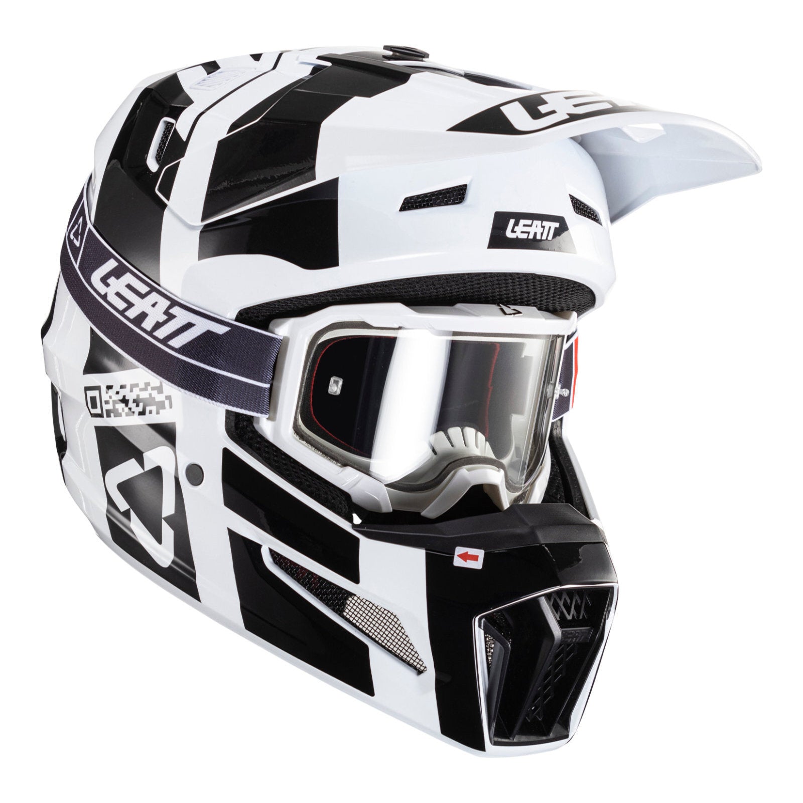 Leatt 2024 3.5 Helmet & Goggle Kit - Black / White