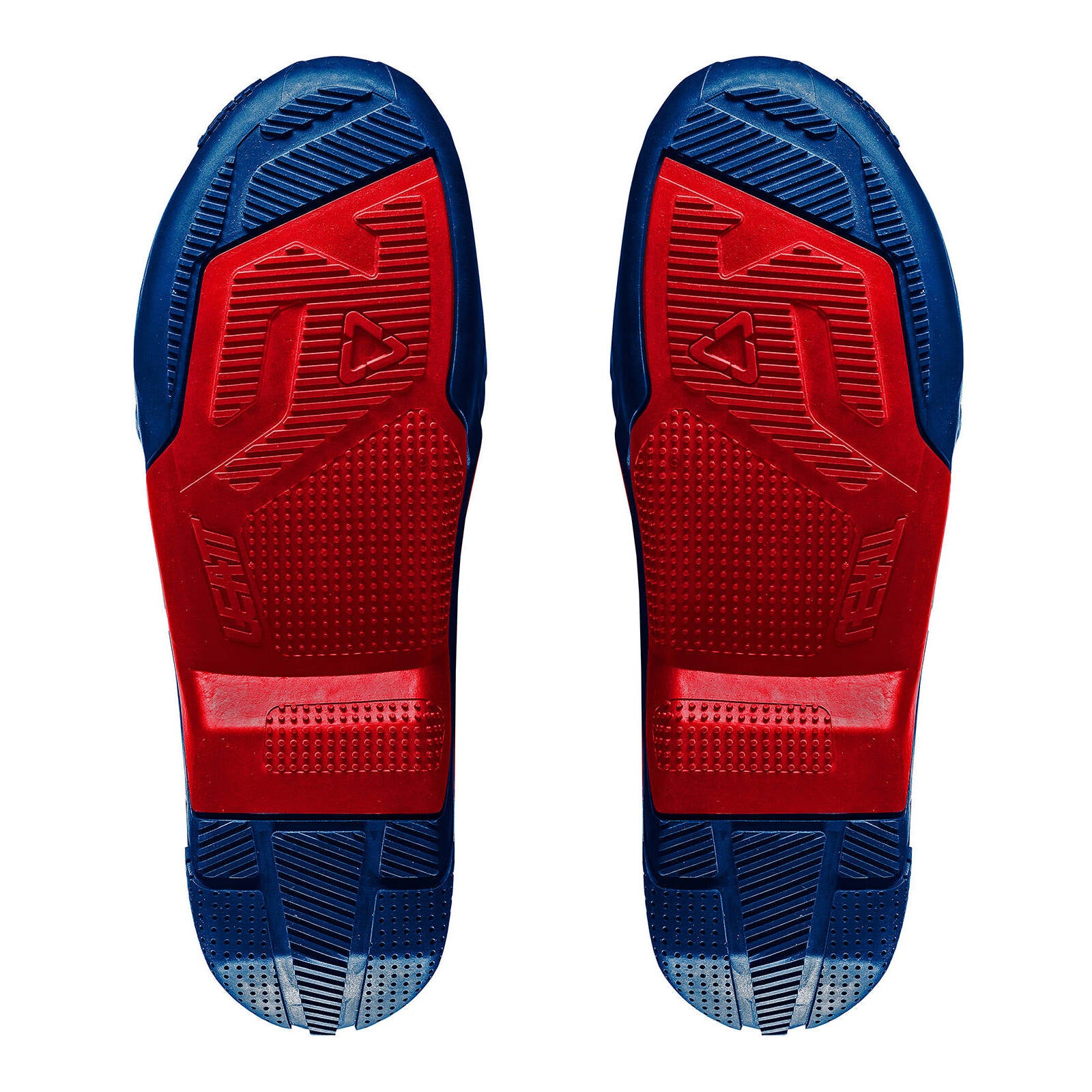 Leatt 4.5/5.5 Boot Outer Sole - Blue / Red [Pair]