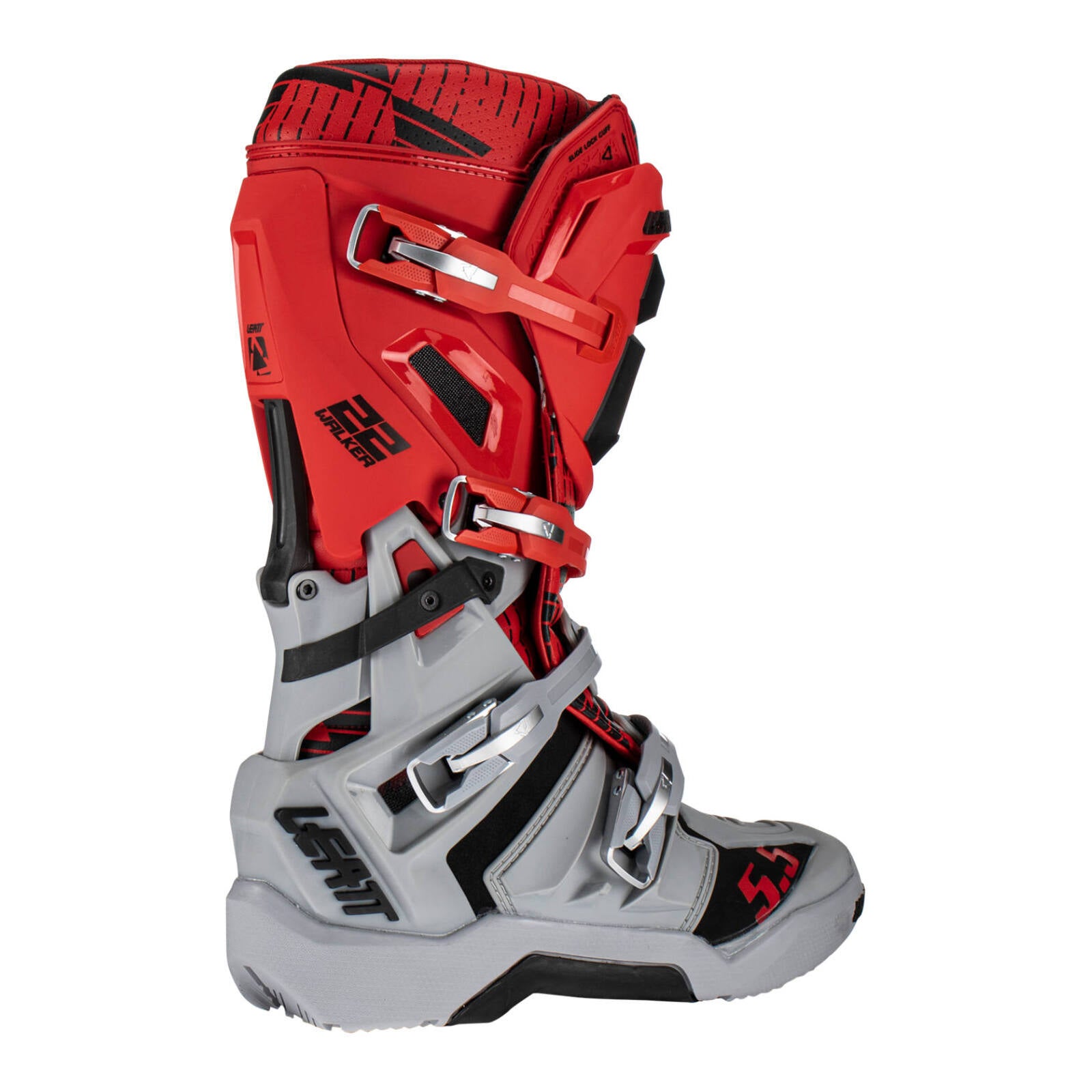 Leatt 5.5 FlexLock Enduro Boots - Red / Grey