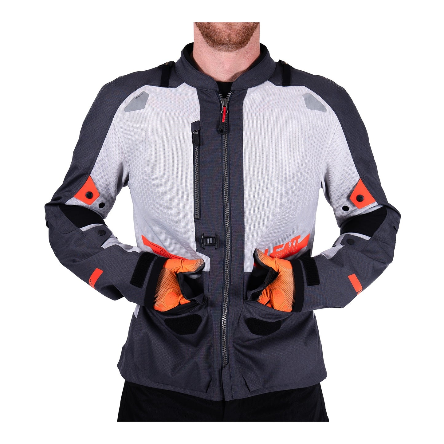 Leatt 5.5 ADV FlowTour Jacket - Iron