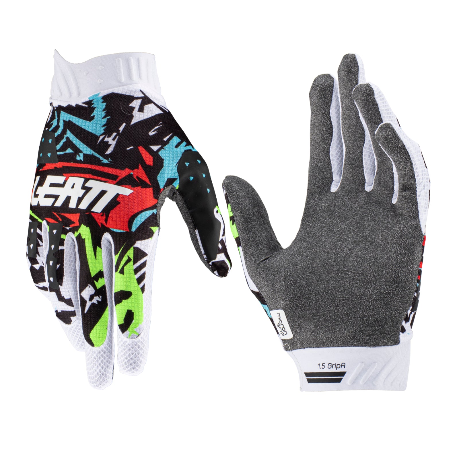 Leatt 2023 Junior 1.5 GripR Glove - Zebra