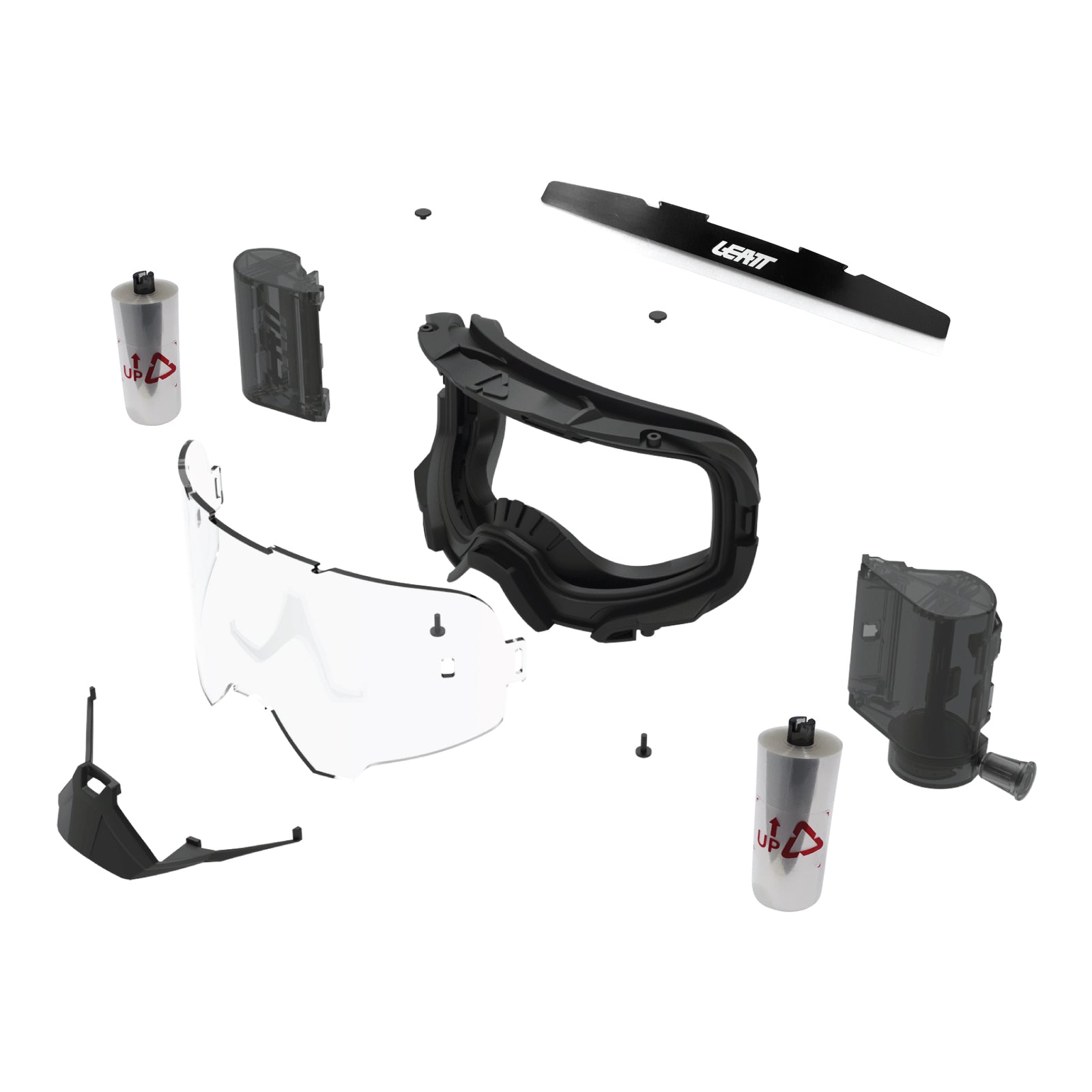 Leatt 6.5 Velocity Goggle Roll-off - Orange / Clear 83%