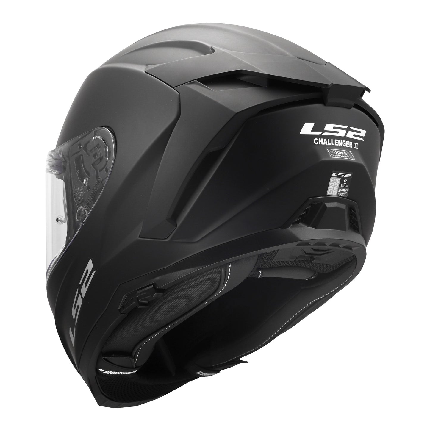 LS2 FF817 Challenger II Solid Helmet - Matte Black
