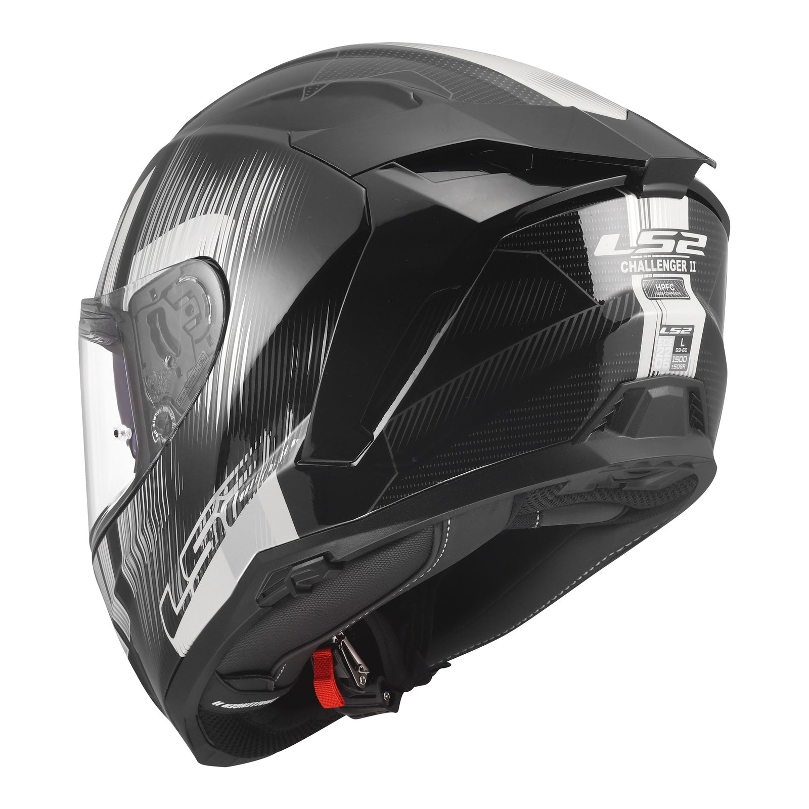 LS2 FF817 Challenger II Nitro Helmet - Black / Grey