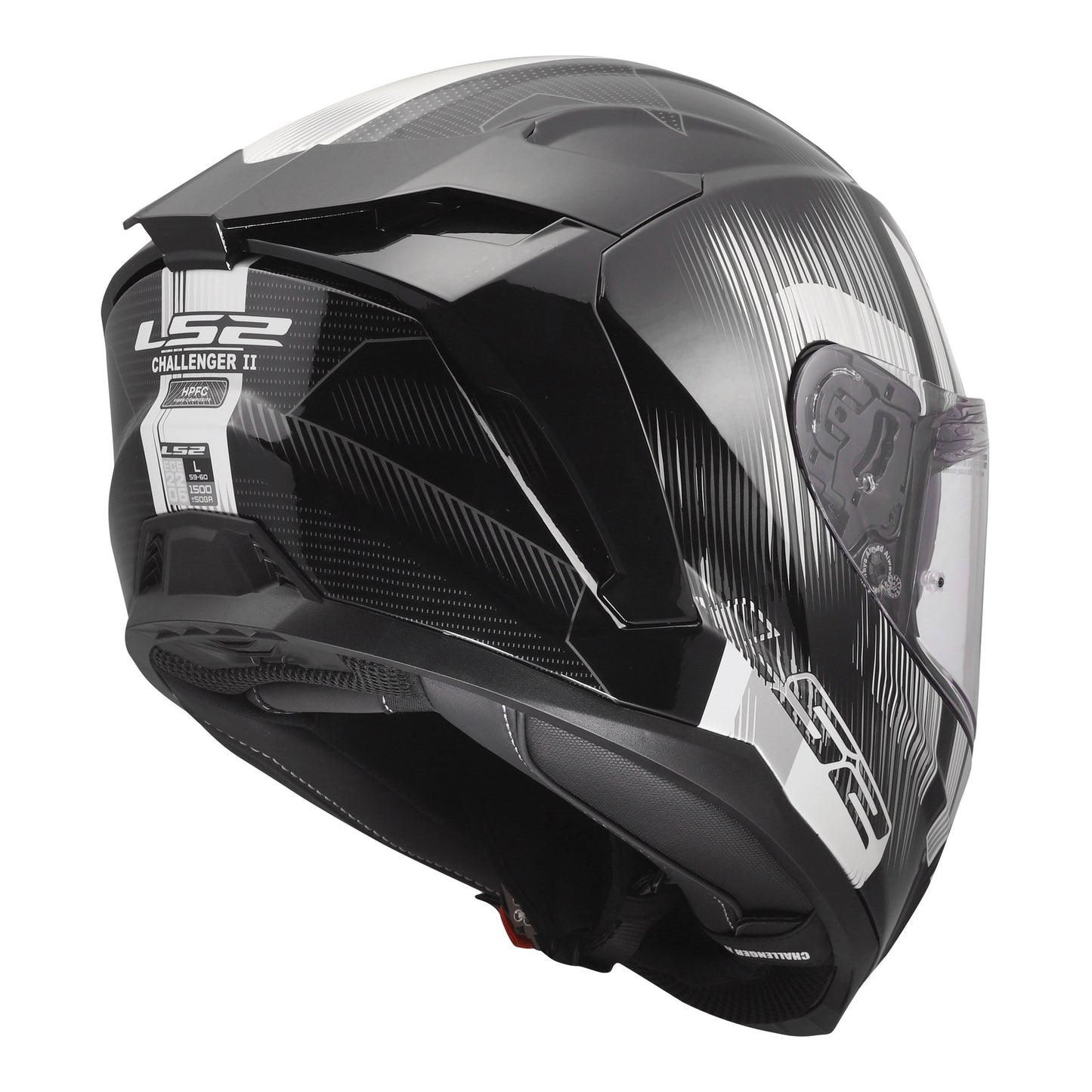 LS2 FF817 Challenger II Nitro Helmet - Black / Grey