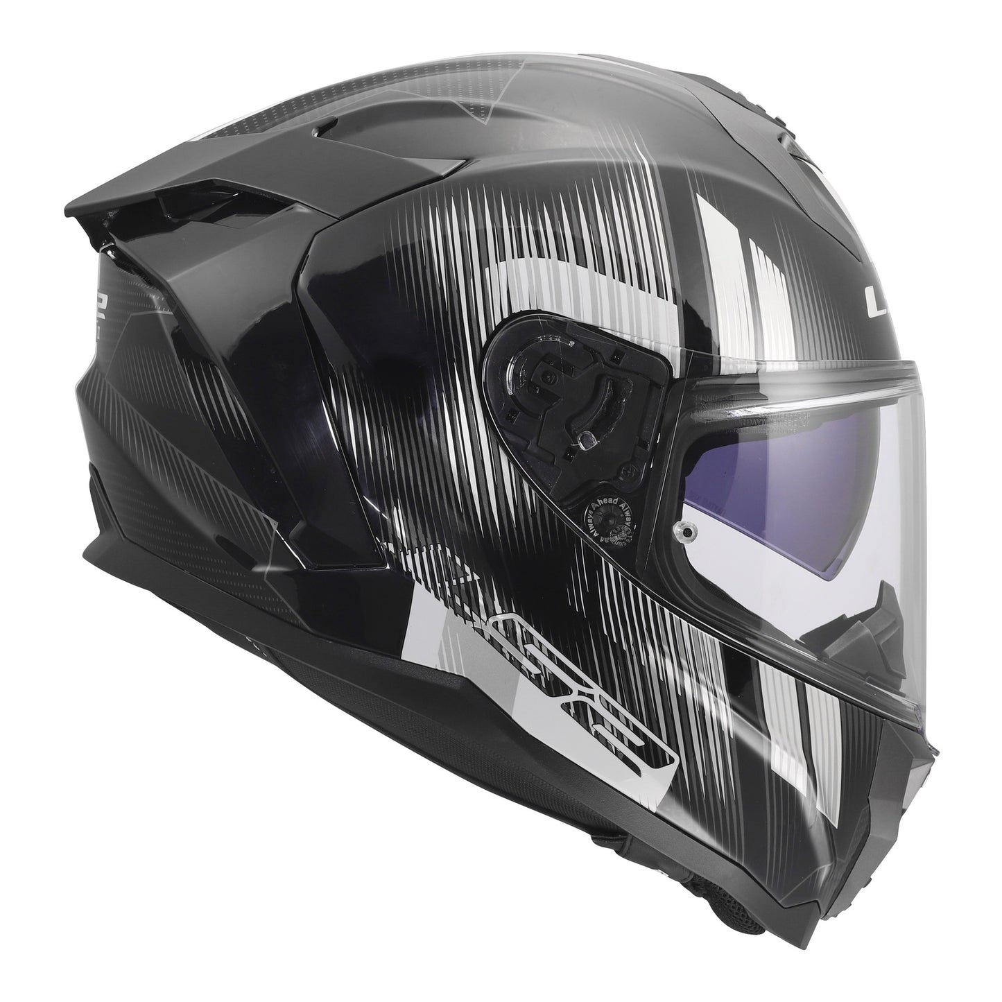 LS2 FF817 Challenger II Nitro Helmet - Black / Grey