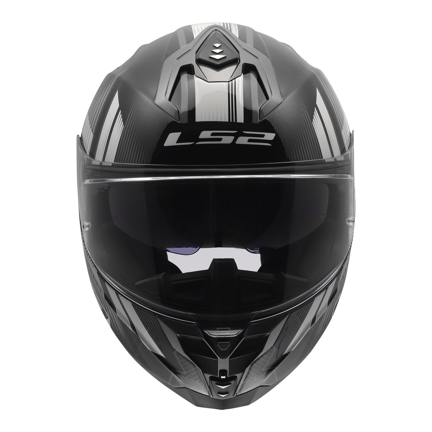LS2 FF817 Challenger II Nitro Helmet - Black / Grey