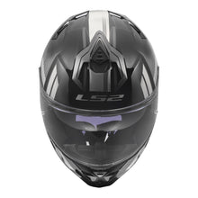 LS2 FF817 Challenger II Nitro Helmet - Black / Grey
