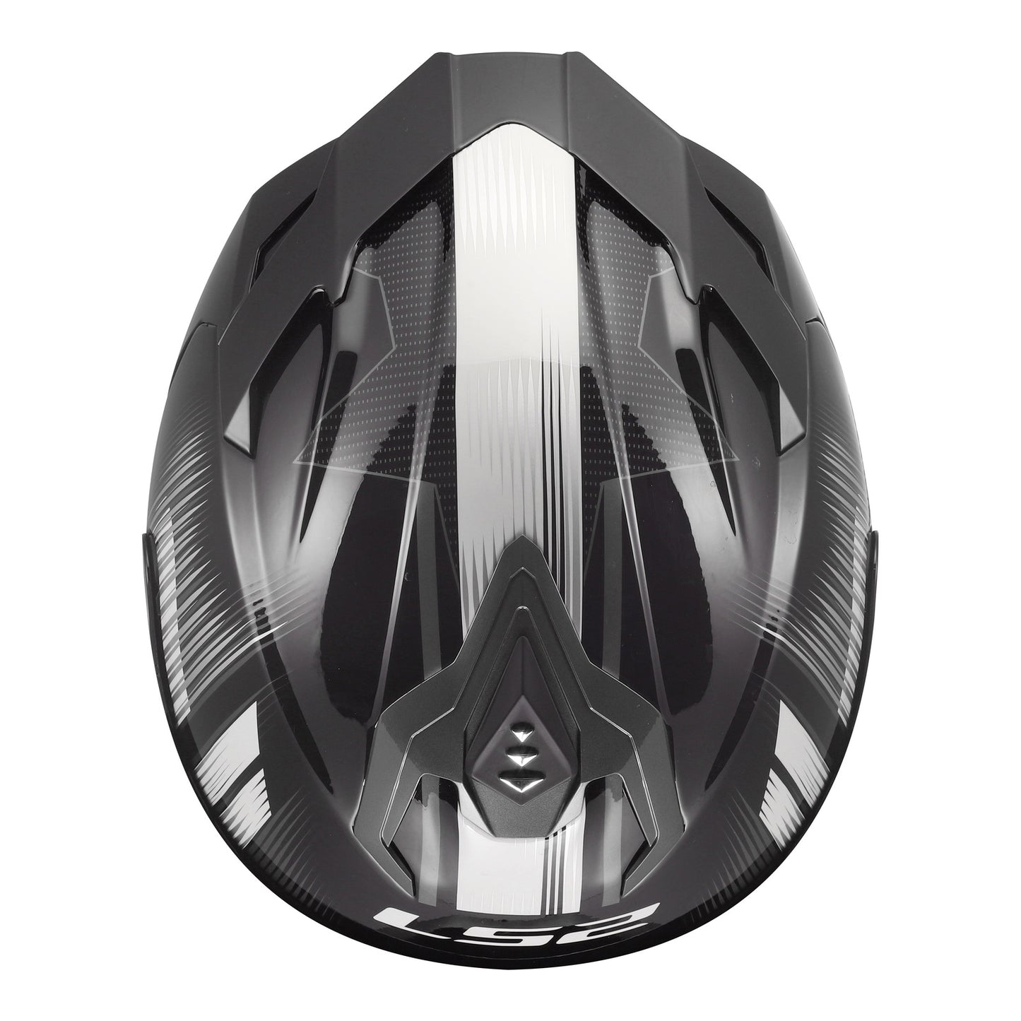 LS2 FF817 Challenger II Nitro Helmet - Black / Grey