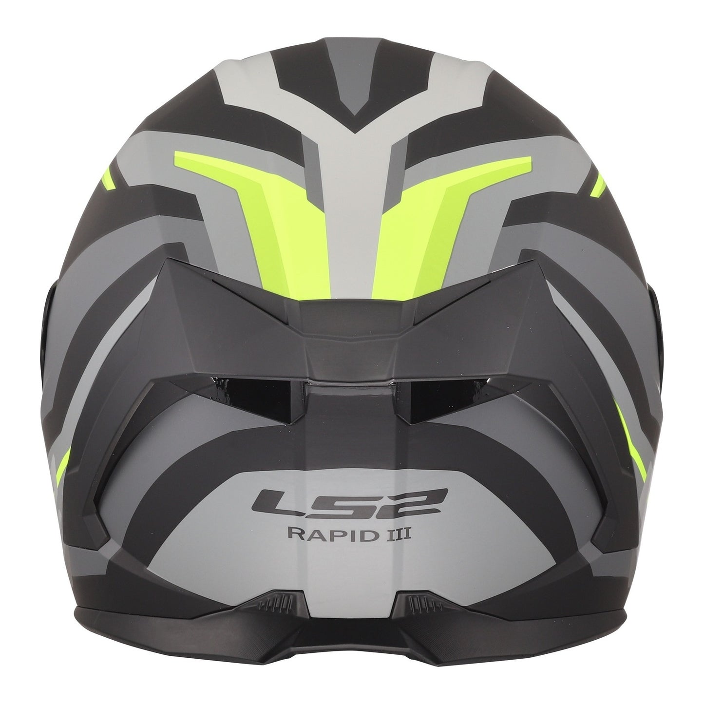 LS2 FF820 Rapid III Hyper Helmet - Black / Hi-Vis Yellow