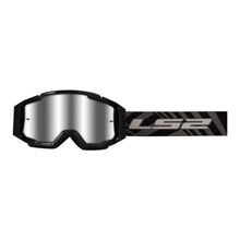 LS2 Charger Pro Goggle - Black with Silver Visor
