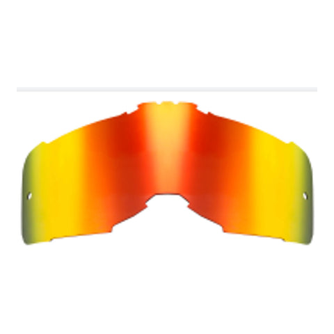 LS2 Aura Goggle - Red with Iridium Lens