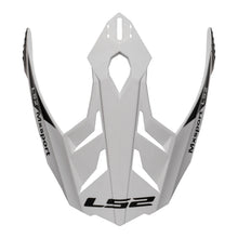 LS2 MX701 Frontier Helmet Peak - Gloss Black / Blue