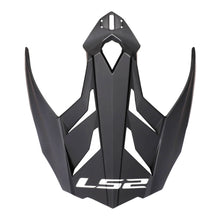 LS2 MX701 Helmet Peak - Matte Black