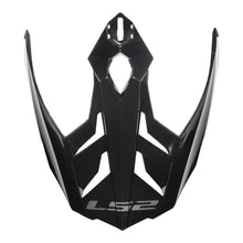 LS2 MX701 Helmet Peak - Gloss Black