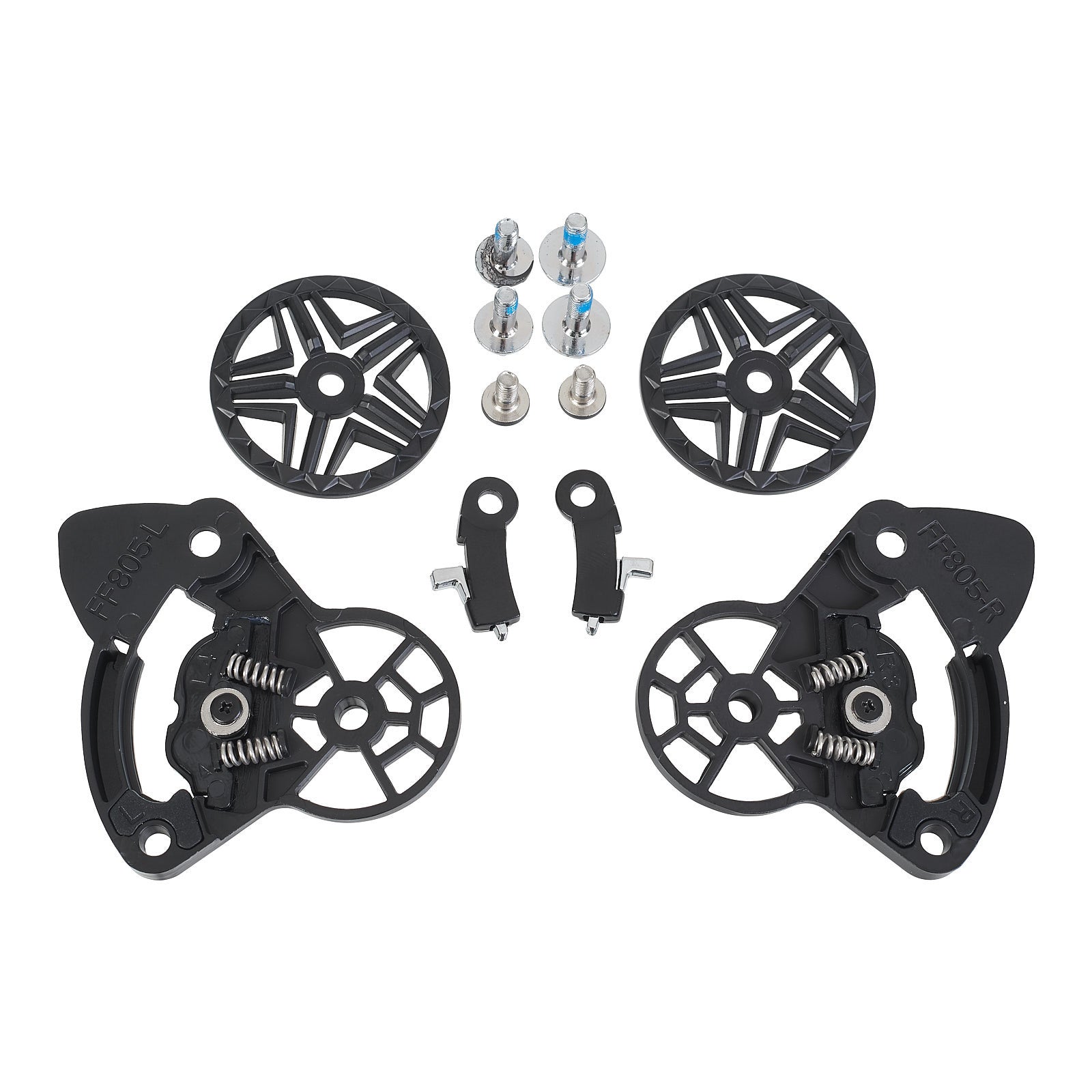 LS2 FF805 Thunder Ratchet + Screws (Black)
