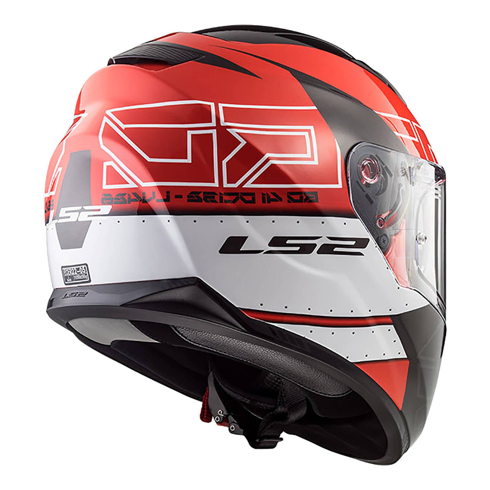 LS2 FF320 Stream Evo Kub Helmet - Black / Red