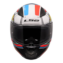 LS2 FF353 Rapid II XDron - White / Hi-Vis Orange / Blue