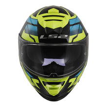 LS2 FF800 Storm II Tracker Helmet - Black / Hi-Vis Yellow 06