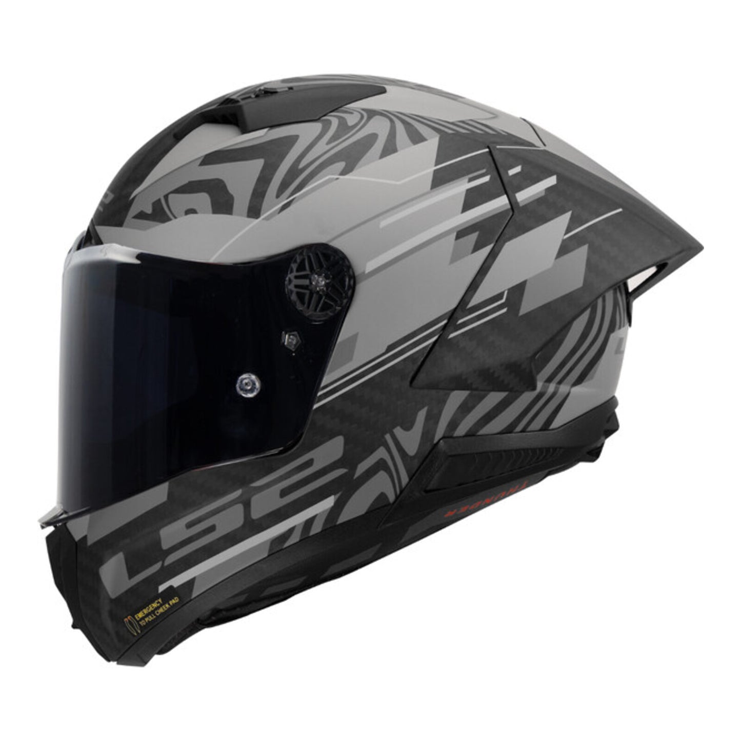 LS2 FF805 Thunder GP Aero Helmet - Polar