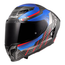 LS2 FF807 Dragon Trax - Blue / Red / Carbon 06