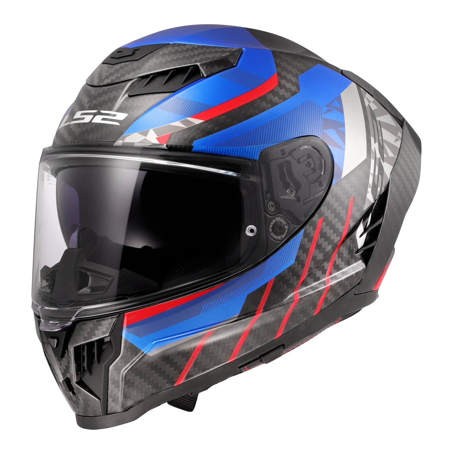 LS2 FF807 Dragon Trax - Blue / Red / Carbon 06