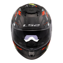 LS2 FF808 Stream II Angry Monkey Helmets - Matte Black / Red 06