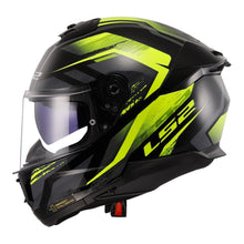 LS2 FF808 Stream II Fury - Black / Hi-Vis Yellow 06