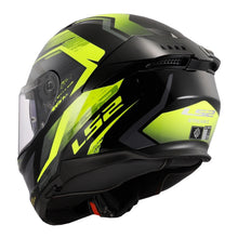 LS2 FF808 Stream II Fury - Black / Hi-Vis Yellow 06