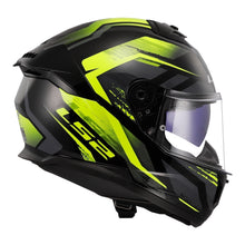 LS2 FF808 Stream II Fury - Black / Hi-Vis Yellow 06