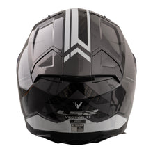 LS2 FF811 Vector II Splitter Helmets - Gloss Black / White 06