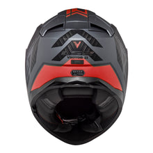 LS2 FF811 Vector II Splitter Helmets - Matte Titanium / Red